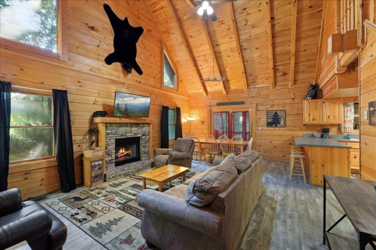 5Br Smoky Cabin Hot Tub, Games, 1 Mi To Parkway Pigeon Forge Buitenkant foto