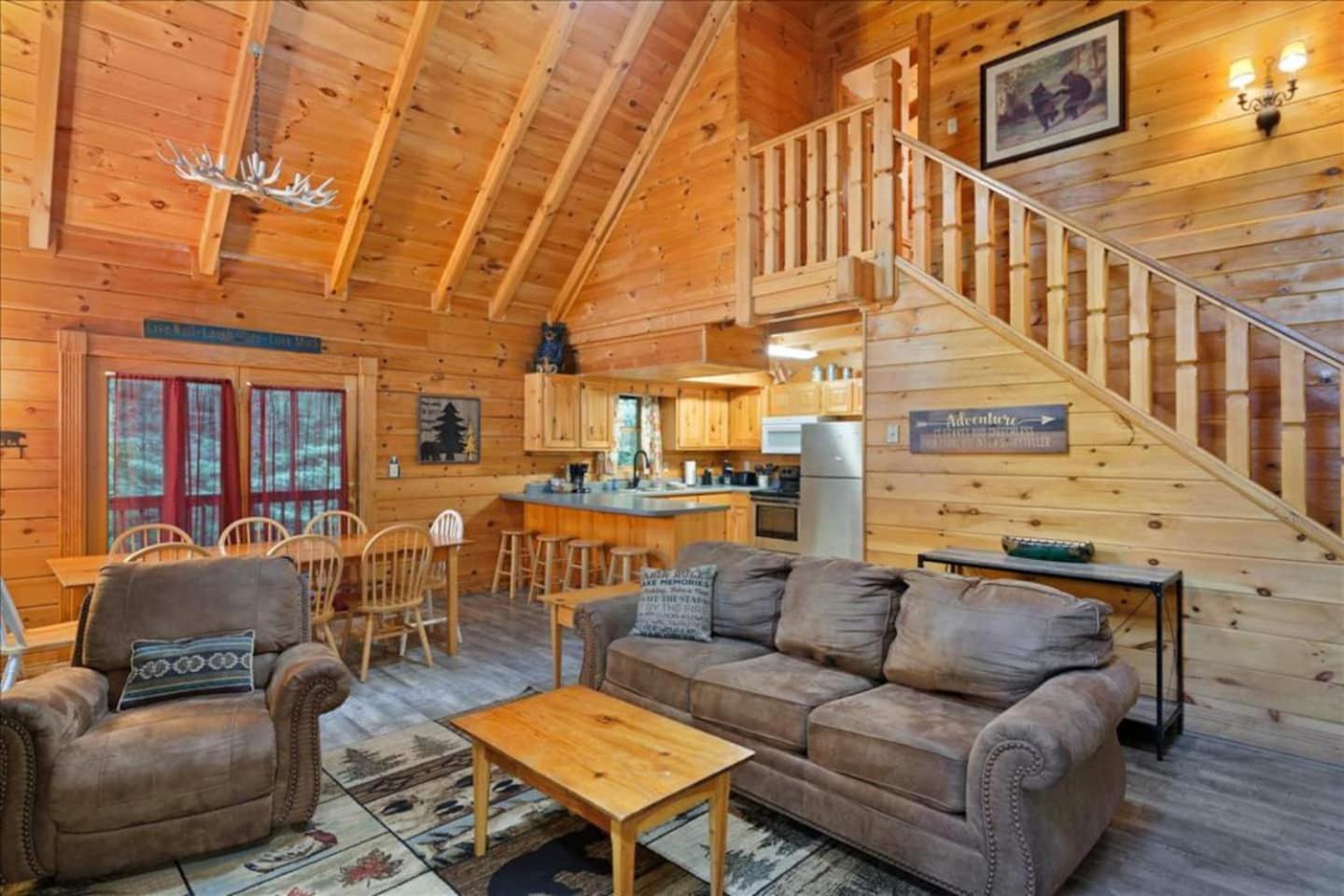 5Br Smoky Cabin Hot Tub, Games, 1 Mi To Parkway Pigeon Forge Buitenkant foto